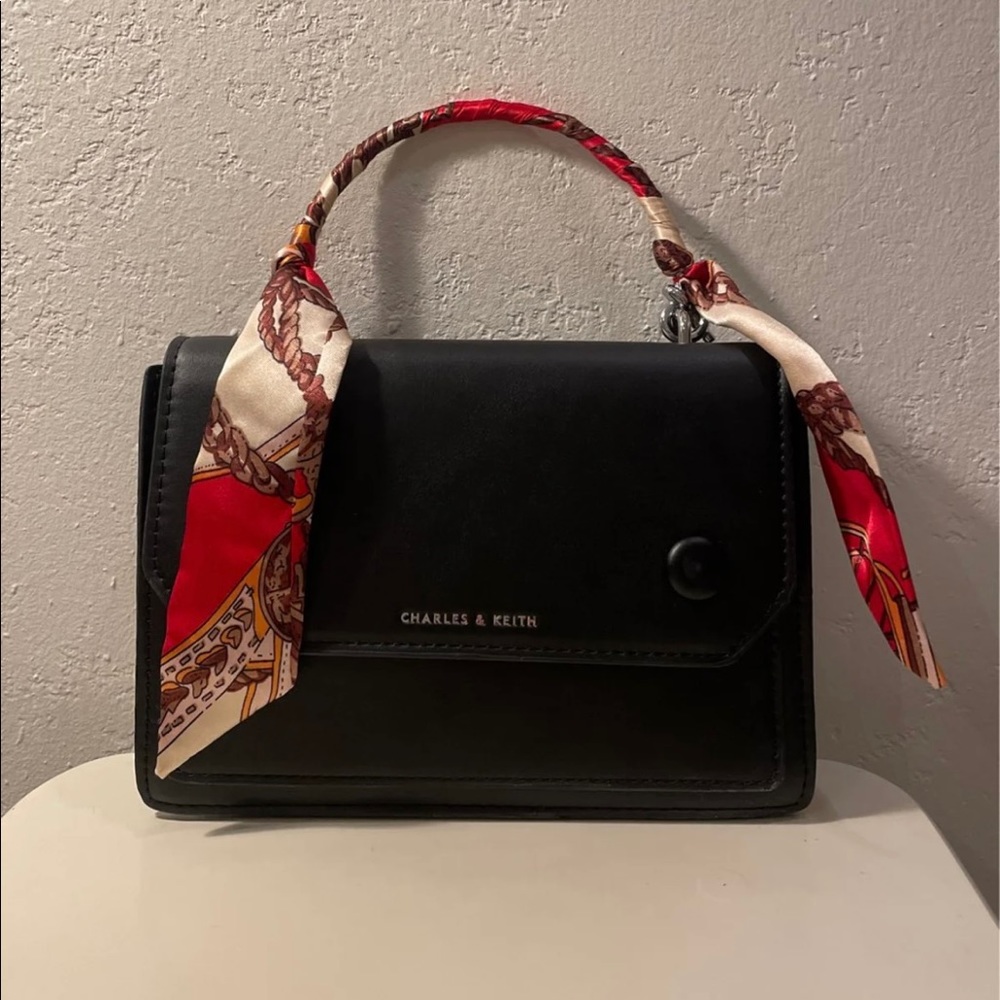 Black charles and kieth handbag